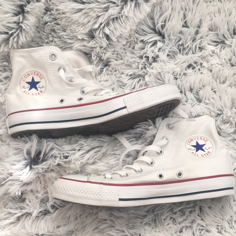 White High Top Converse